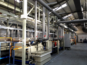 Kanalizacijos valymo įrenginių cinkavimo įrenginių gamybos Lenkijoje surinkimas