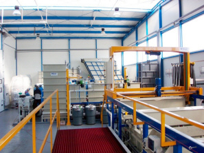 Kanalizacijos valymo įrenginių cinkavimo įrenginių gamybos Lenkijoje surinkimas