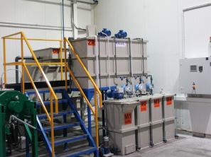 Kanalizacijos valymo įrenginių cinkavimo įrenginių gamybos Lenkijoje surinkimas